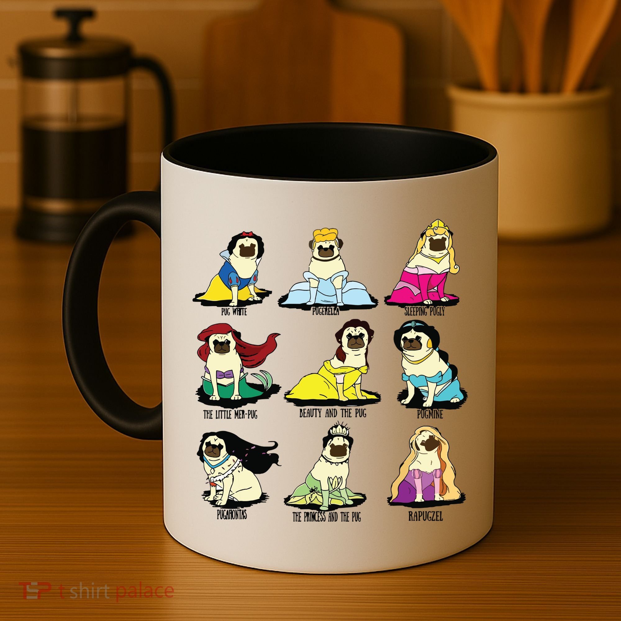 Princess Pug Coffee Mug