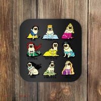 Princess Pug Coaster thumb 0