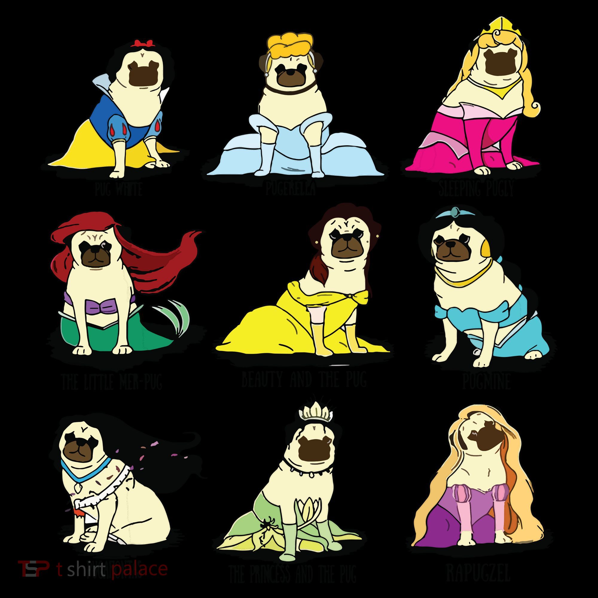 Princess Pug Coaster
