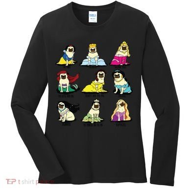 Princess Pug Women's Long Sleeve Shirt
