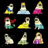 Princess Pug Kids Sweatshirt thumb 2