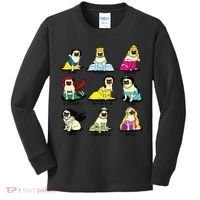 Princess Pug Kids Long Sleeve Shirt thumb 0