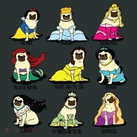 Princess Pug Infant Baby Jersey Bodysuit thumb 2