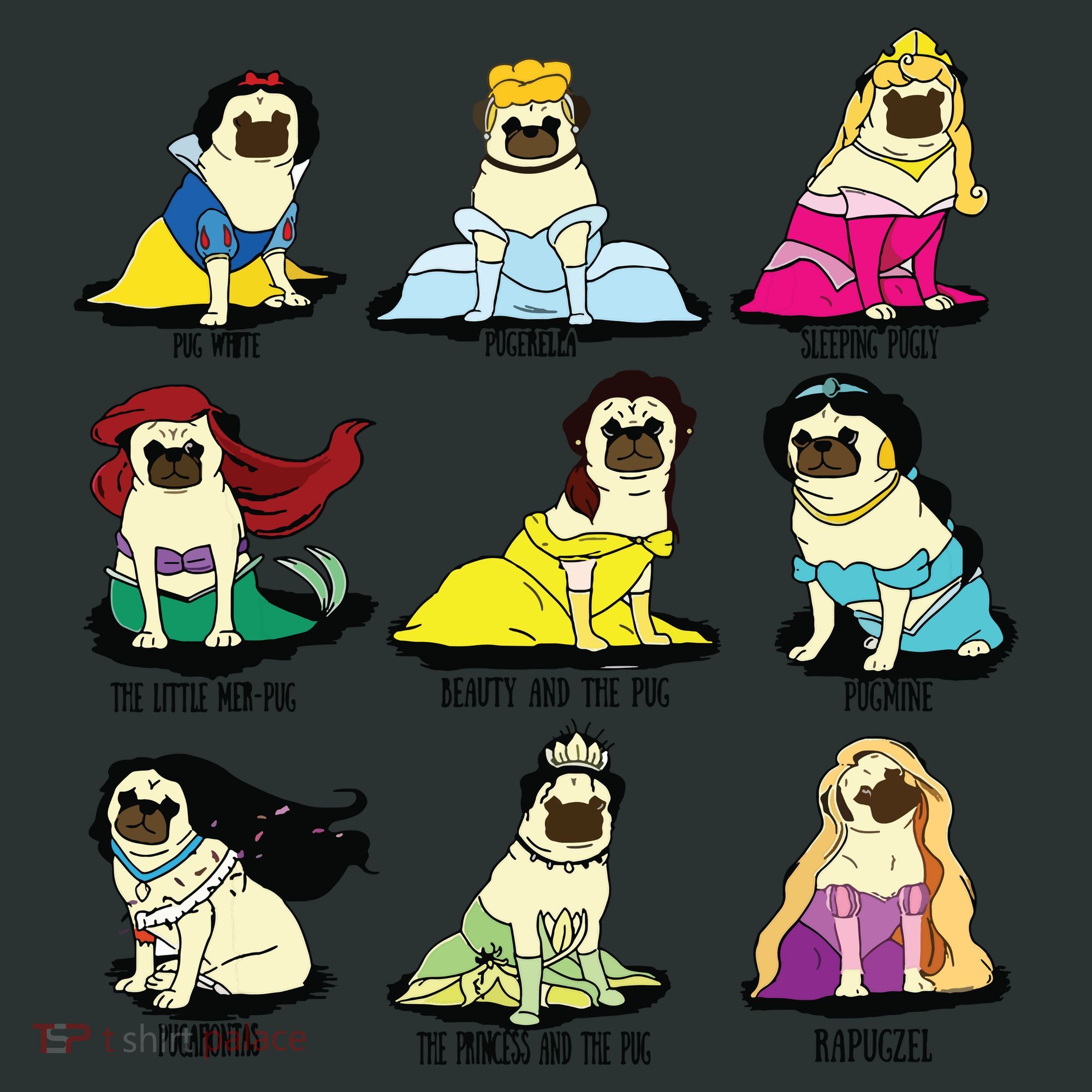 Princess Pug Infant Baby Jersey Bodysuit