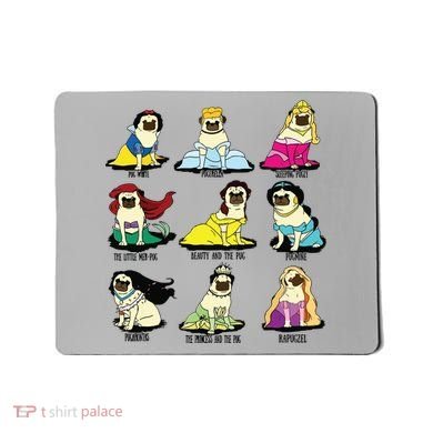 Princess Pug Mousepad