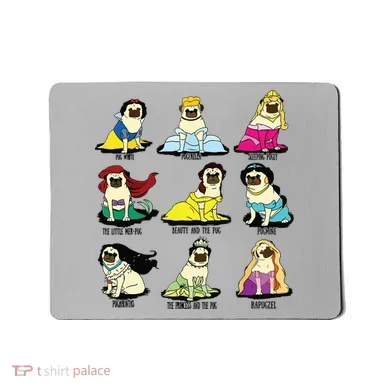 Princess Pug Mousepad