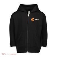 Pacman Pumpkin Pie Toddler Zip Fleece Hoodie thumb 0