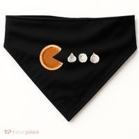 Pacman Pumpkin Pie USA-Made Doggie Bandana thumb 0