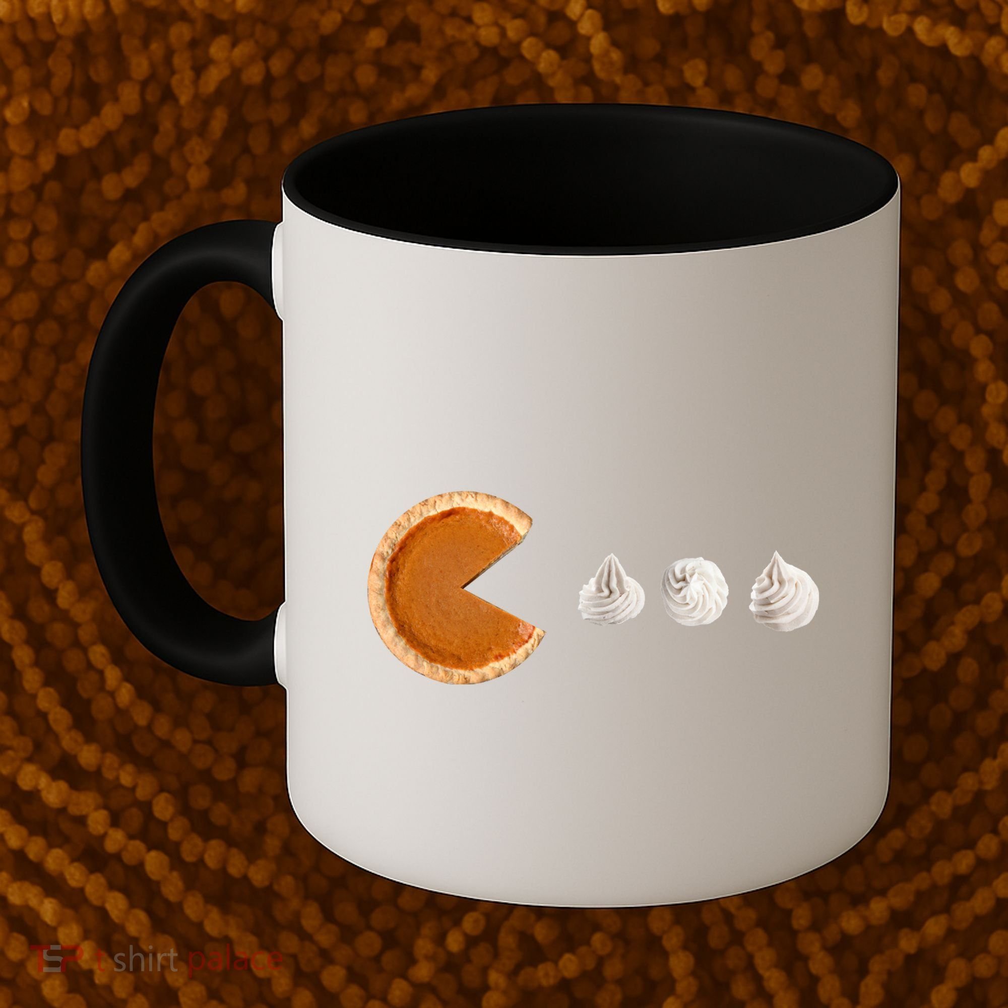 Pacman Pumpkin Pie Coffee Mug