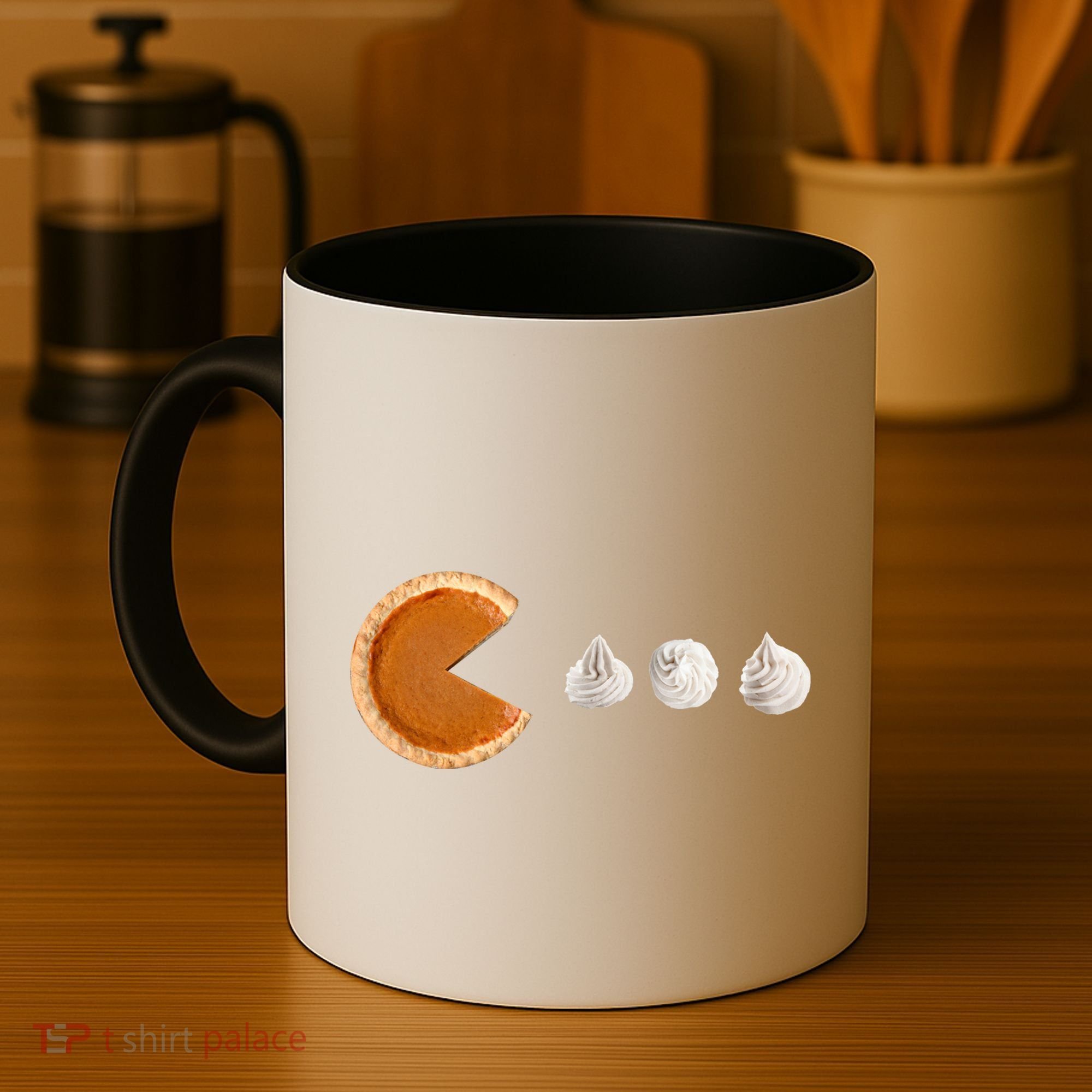 Pacman Pumpkin Pie Coffee Mug