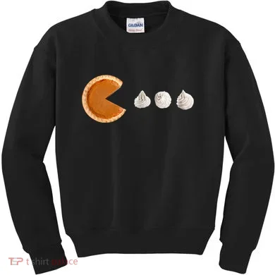 Pacman Pumpkin Pie Kids Sweatshirt
