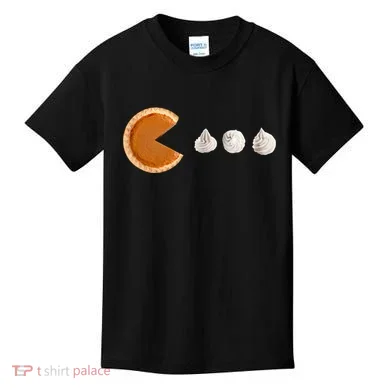 Pacman Pumpkin Pie Kids T-Shirt