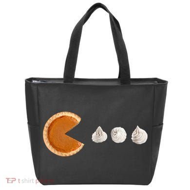 Pacman Pumpkin Pie Tote Bag