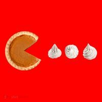 Pacman Pumpkin Pie Santa Hat thumb 1