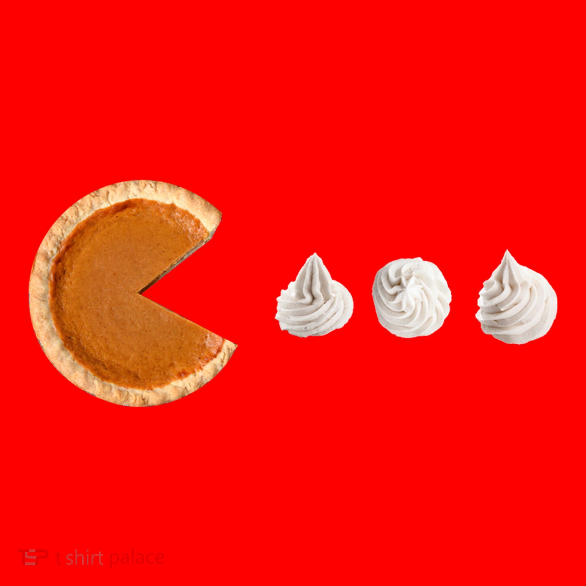 Pacman Pumpkin Pie Santa Hat