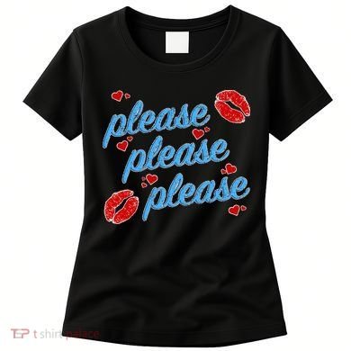 P.L.E.A.S.E P.L.E.A.S.E P.L.E.A.S.E Song Design Sabrina Lips Women's T-Shirt