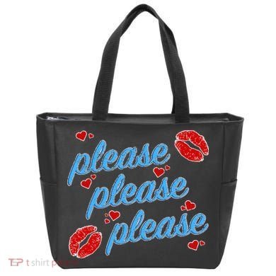 P.L.E.A.S.E P.L.E.A.S.E P.L.E.A.S.E Song Design Sabrina Lips Tote Bag