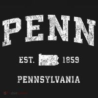 Penn Pennsylvania Pa Vintage Athletic Sports T-Shirt thumb 7