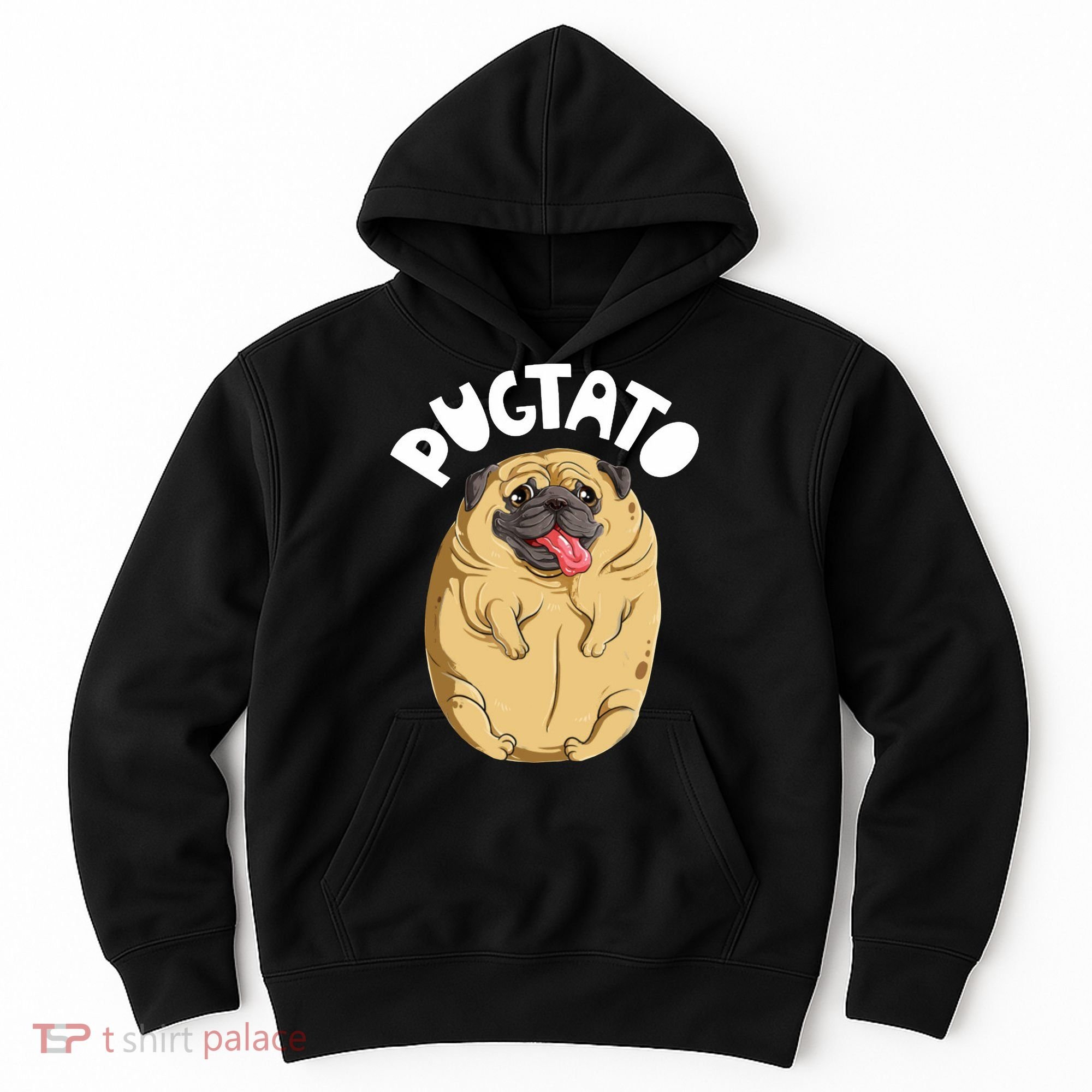 Pugtato Pug Potato Dog Lover Hoodie