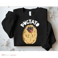 Pugtato Pug Potato Dog Lover Sweatshirt thumb 2