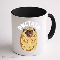 Pugtato Pug Potato Dog Lover Coffee Mug thumb 1