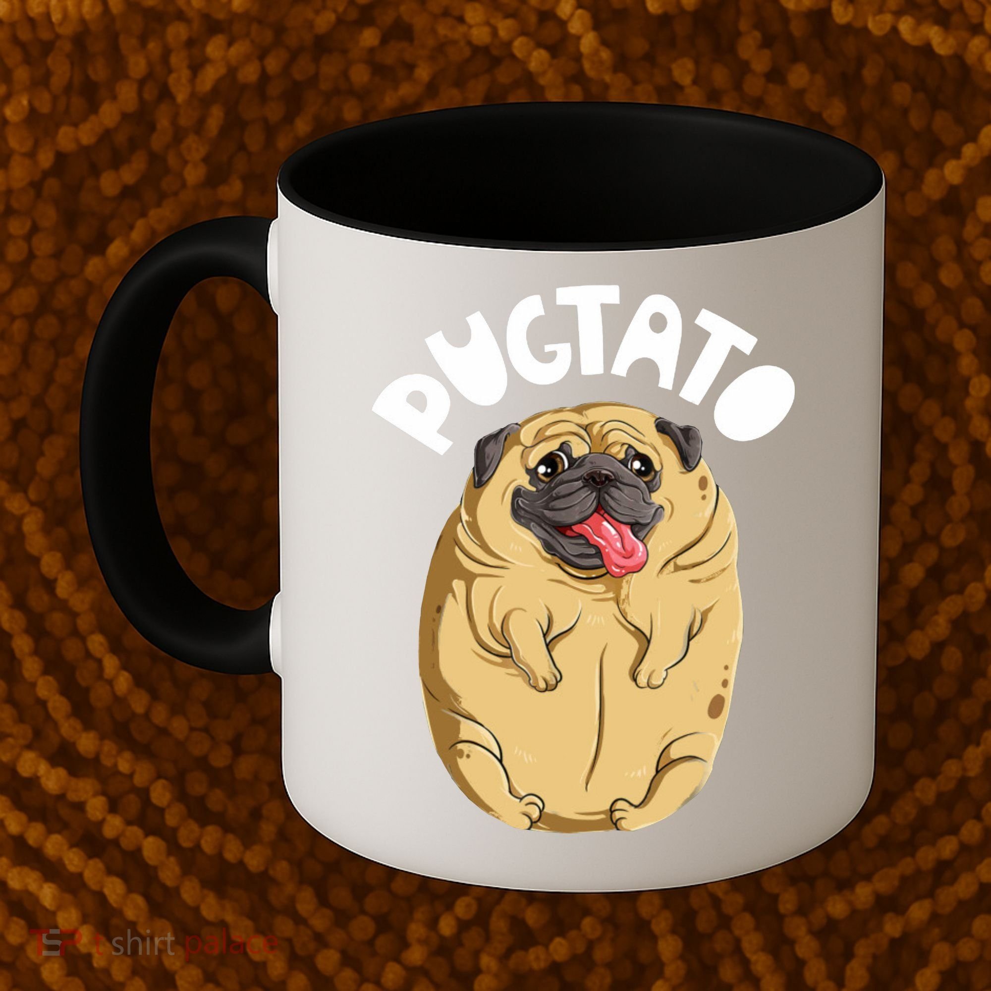 Pugtato Pug Potato Dog Lover Coffee Mug