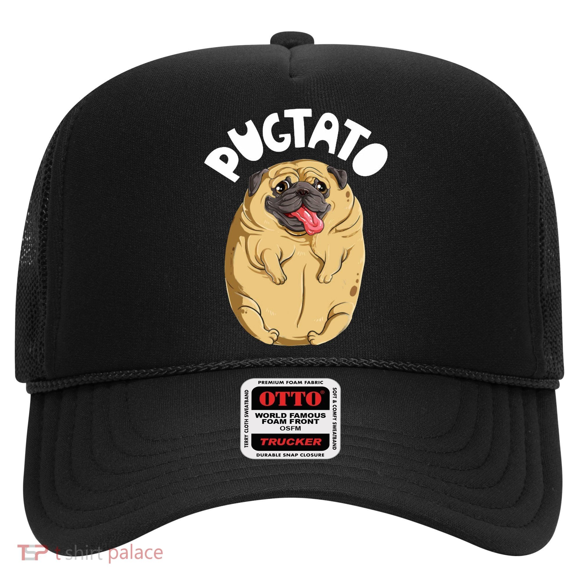 Pugtato Pug Potato Dog Lover Hat