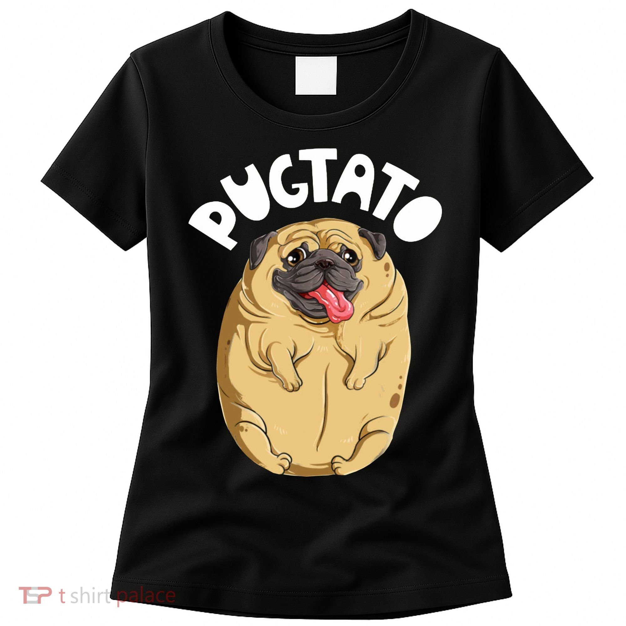 Pugtato Pug Potato Dog Lover Women's T-Shirt