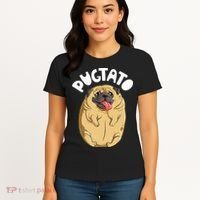 Pugtato Pug Potato Dog Lover Women's T-Shirt thumb 4