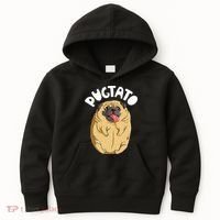 Pugtato Pug Potato Dog Lover Kids Hoodie thumb 0