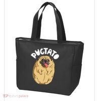 Pugtato Pug Potato Dog Lover Tote Bag thumb 3