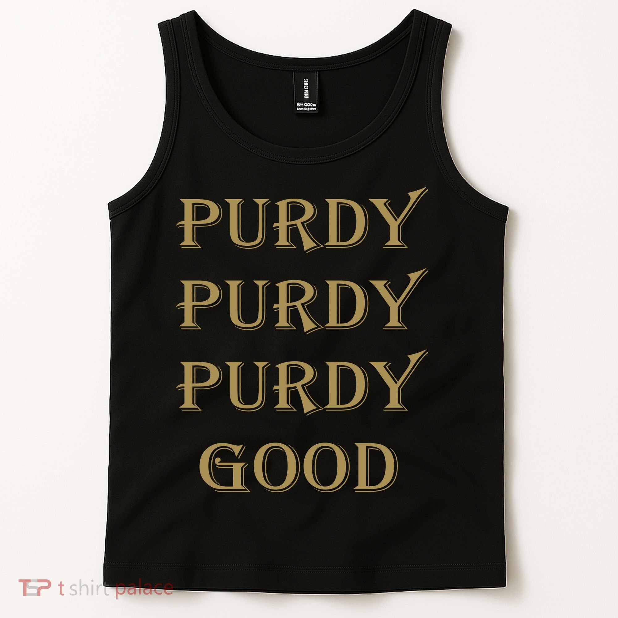 Purdy Purdy Purdy Good Football Quarterback Tank Top