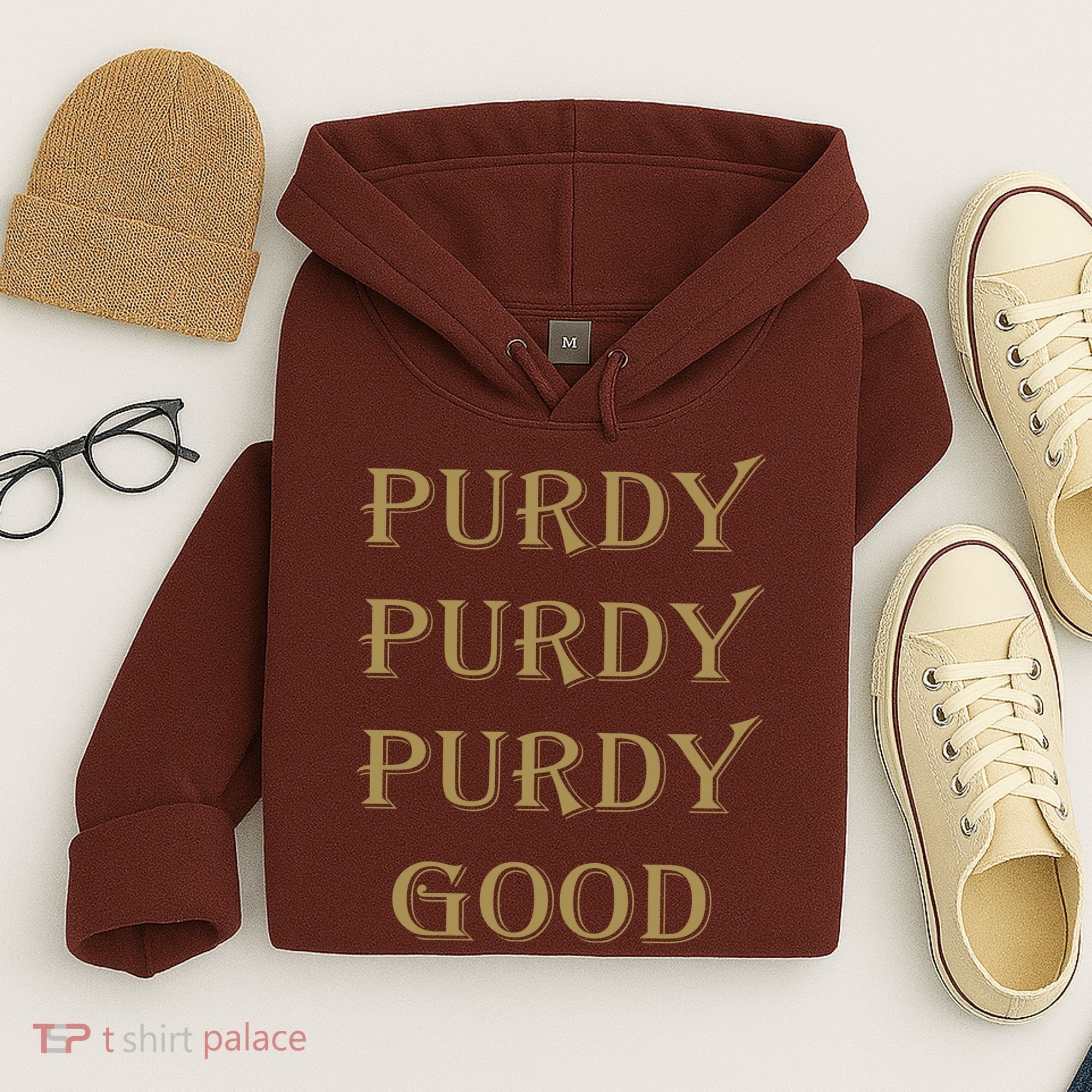 Purdy Purdy Purdy Good Football Quarterback Hoodie