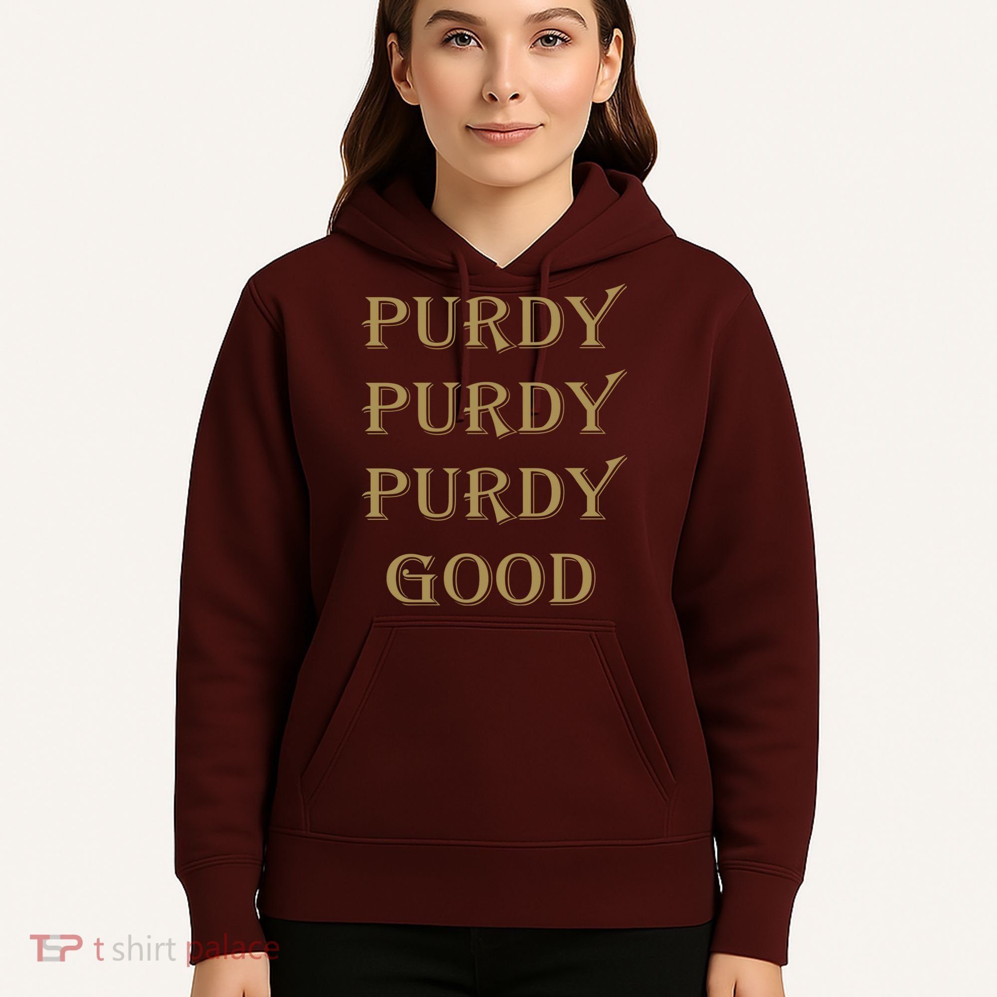 Purdy Purdy Purdy Good Football Quarterback Hoodie