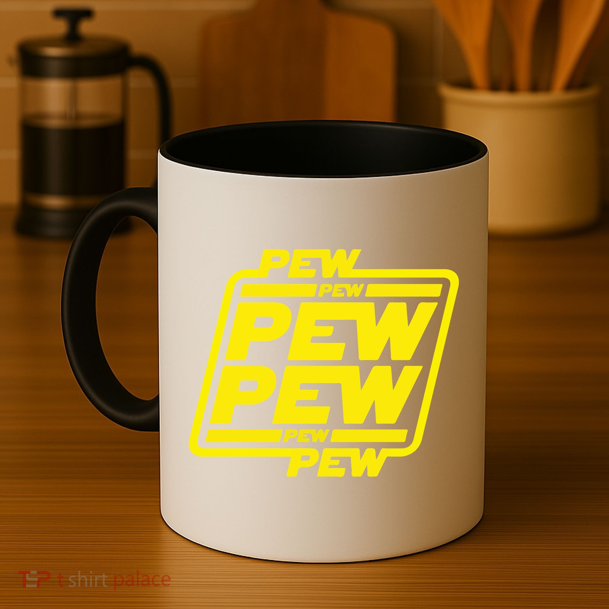 Pew Pew Pew Humor Meme Quote Costume Coffee Mug