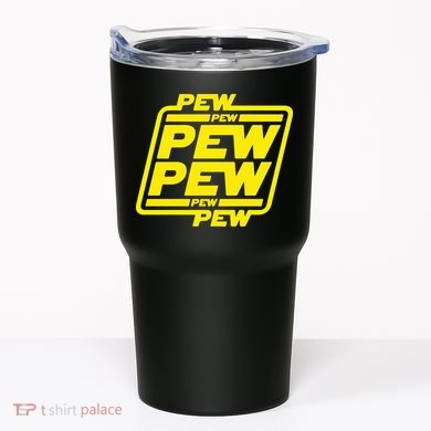 Pew Pew Pew Humor Meme Quote Costume Tumbler