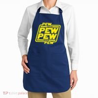 Pew Pew Pew Humor Meme Quote Costume Apron thumb 2