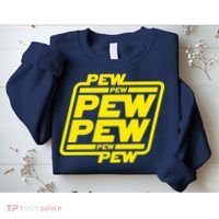 Pew Pew Pew Humor Meme Quote Costume Sweatshirt thumb 2
