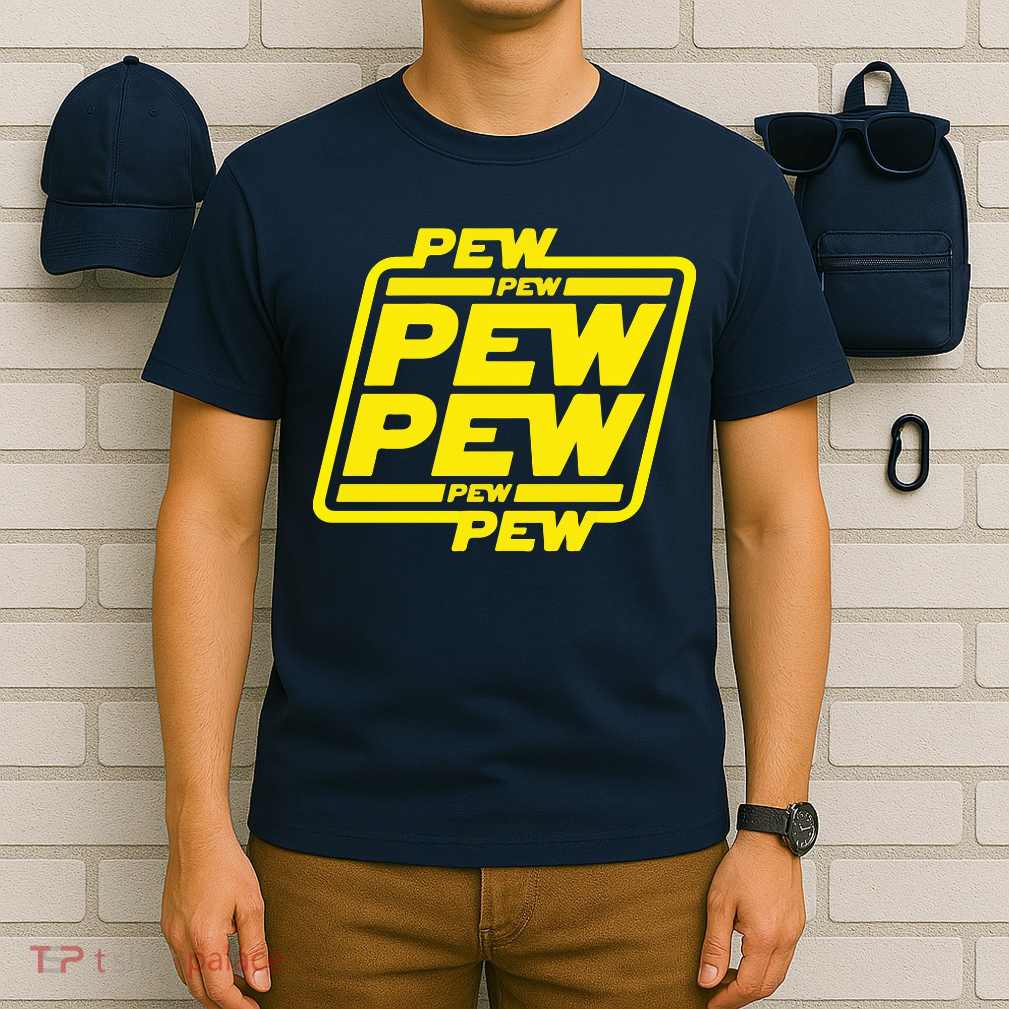 Pew Pew Pew Humor Meme Quote Costume T-Shirt