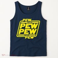 Pew Pew Pew Humor Meme Quote Costume Tank Top thumb 2
