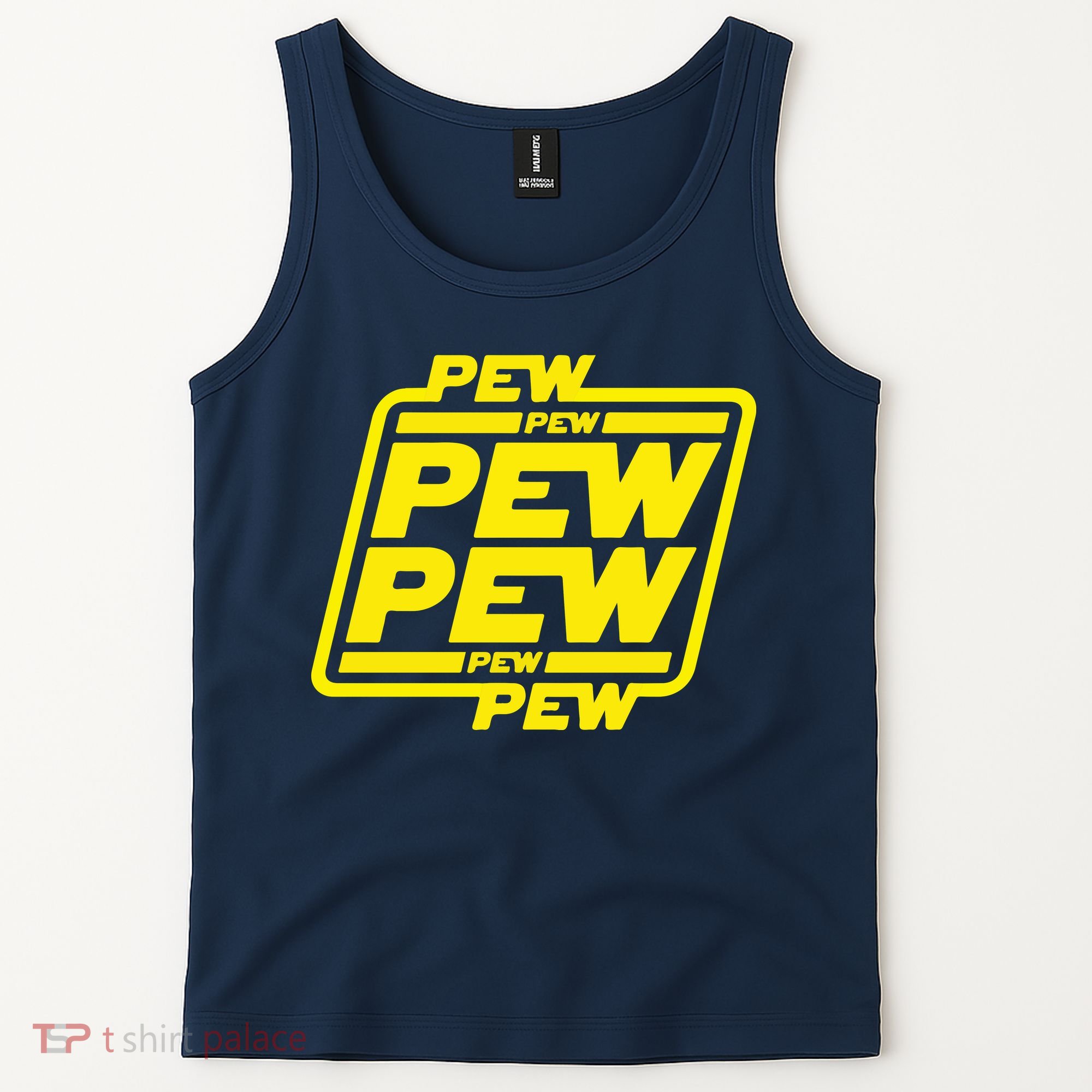 Pew Pew Pew Humor Meme Quote Costume Tank Top