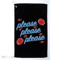 P.E..A.S.E P.L.E.A.S.E P.L.E.A.S. Song Golf Towel thumb 0