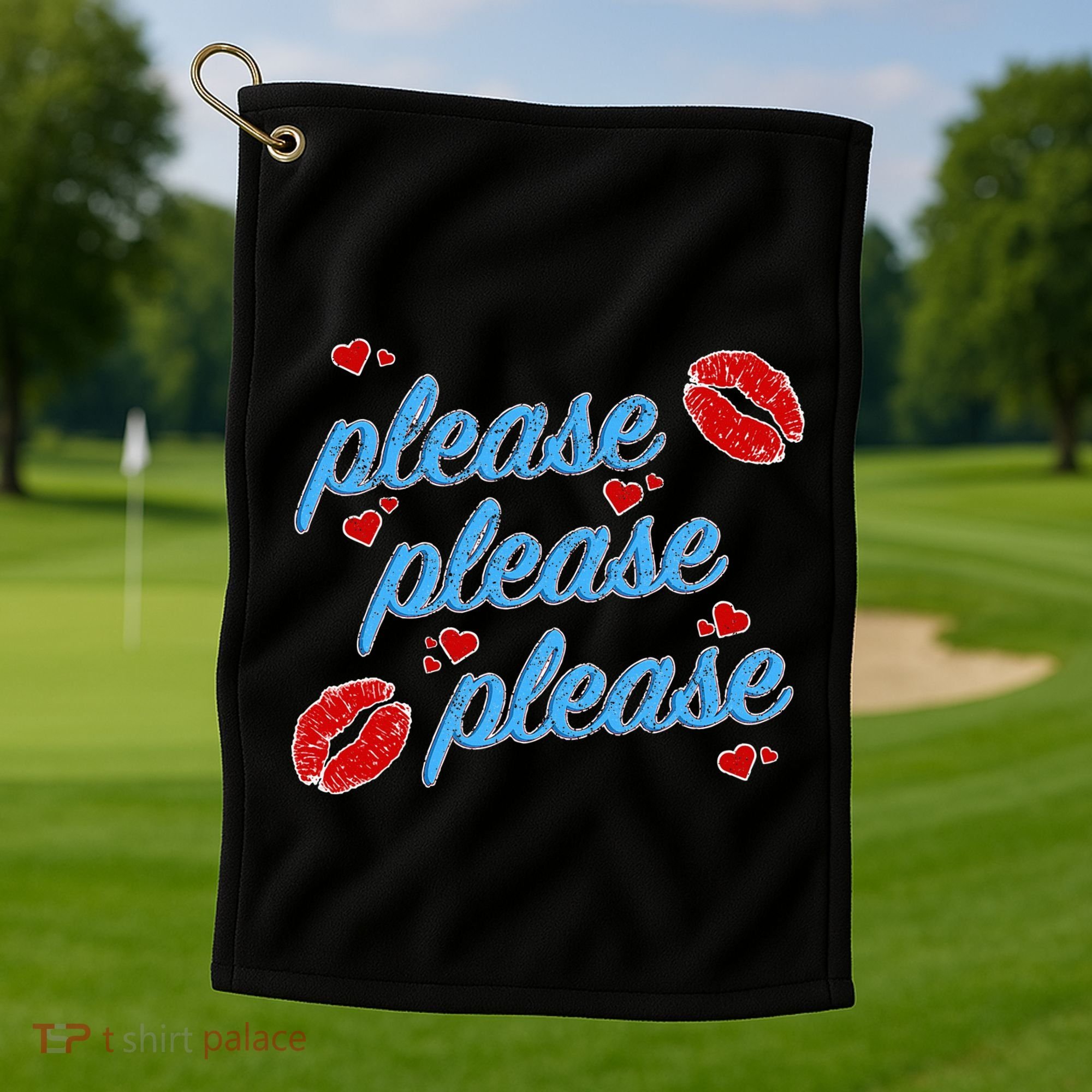 P.E..A.S.E P.L.E.A.S.E P.L.E.A.S. Song Golf Towel