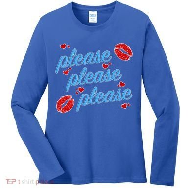 P.E..A.S.E P.L.E.A.S.E P.L.E.A.S. Song Women's Long Sleeve Shirt