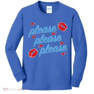 P.E..A.S.E P.L.E.A.S.E P.L.E.A.S. Song Kids Long Sleeve Shirt