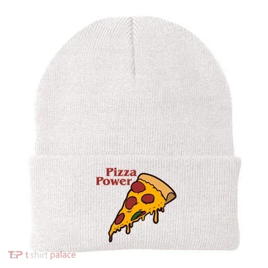Pizza Power Beanie