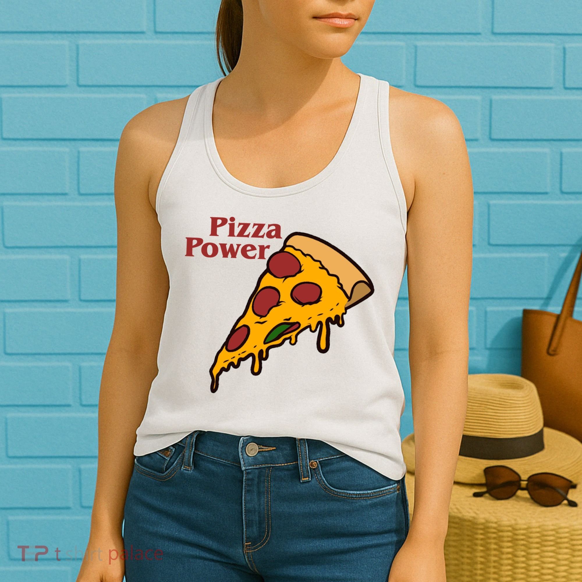 Pizza Power Women's Tank Top