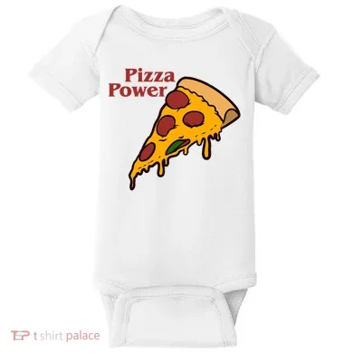 Pizza Power Baby Bodysuit