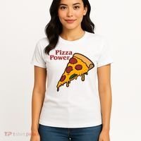 Pizza Power Women's T-Shirt thumb 4