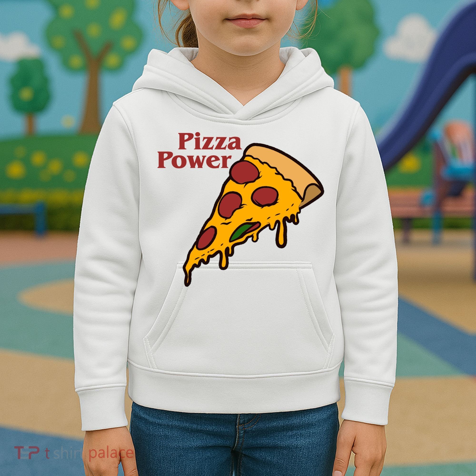 Pizza Power Kids Hoodie